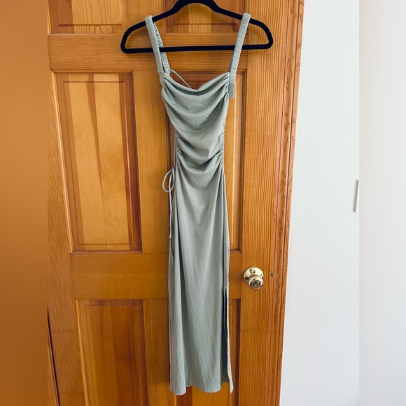 Princess Polly Lainey Midi Dress in Sage - Picture 3 of 7